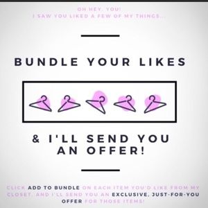 ⚡️✨Bundle likes for discount✨⚡️